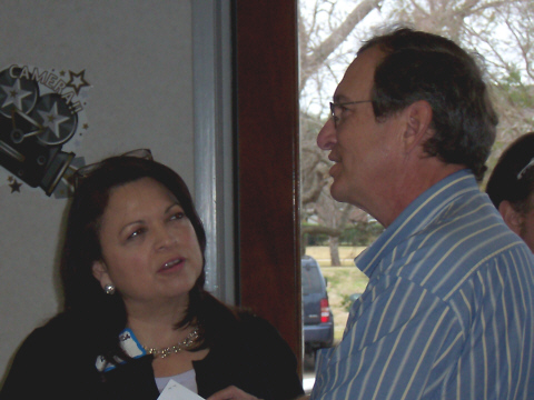 Rosa Linda Perez and John Treadgold
